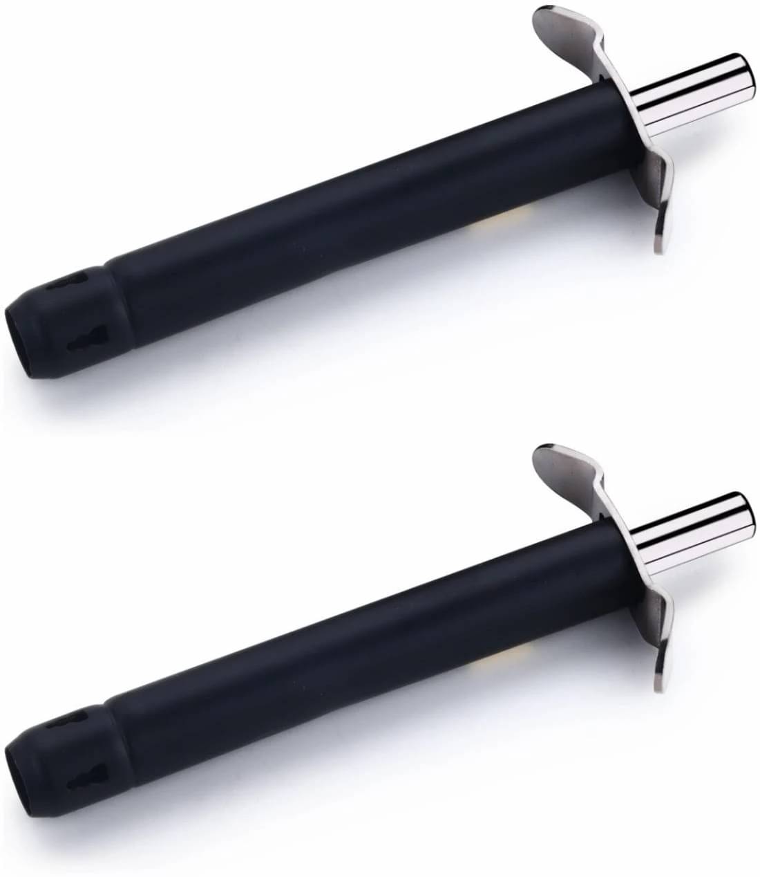 OFFYX - Black Stainless Steel 2 Heavy Black Kitchen Gas LIghters ( Pack 2 ) OFFYX - Black Stainless Steel 2 Heavy Black Kitchen Gas LIghters ( Pack 2 )