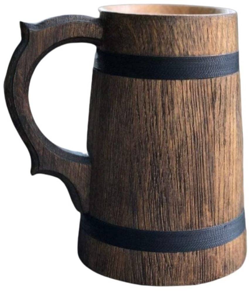     			TFS - Brown Wooden Soup Mug ( Pack of 1 )