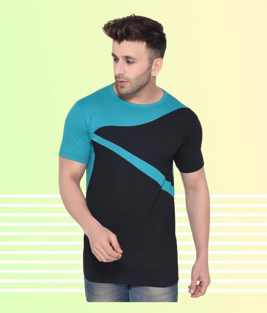     			Tfurnish Cotton Blend Gold Solids T-Shirt