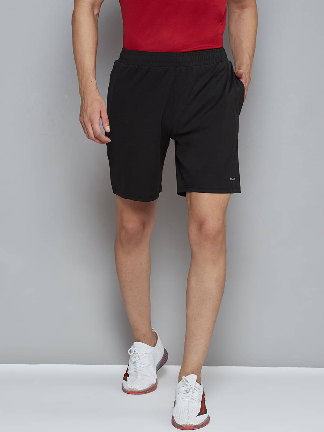     			Alcis - Black Polyester Men's Running Shorts ( Pack of 1 )