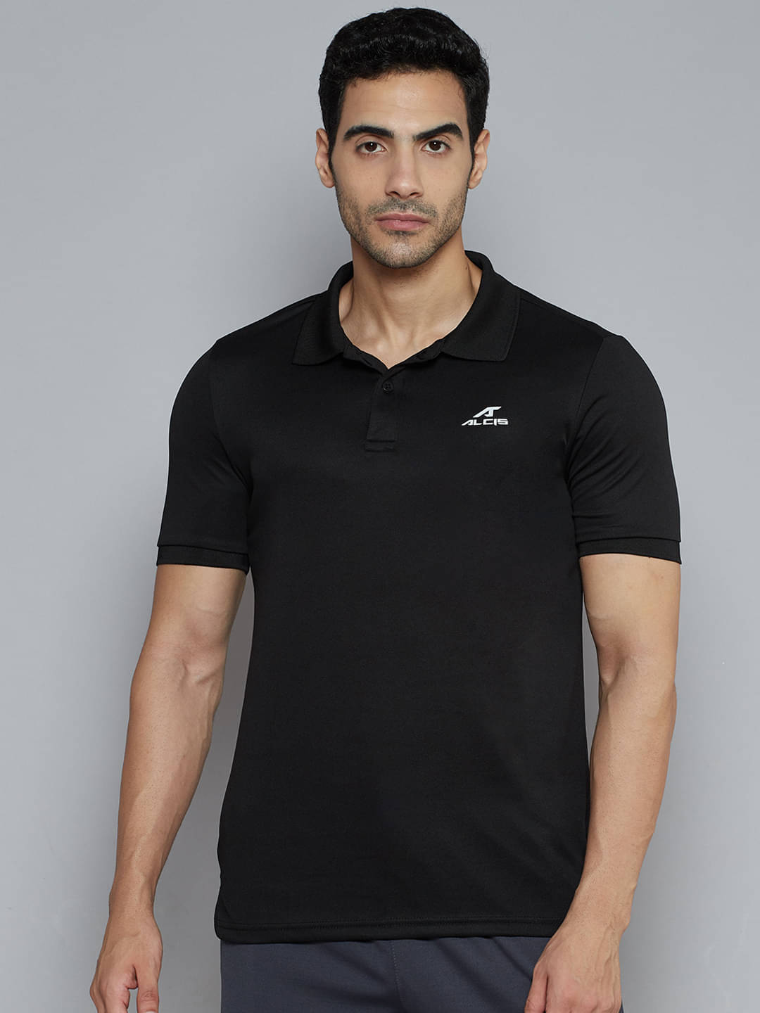 Alcis - Black Polyester Slim Fit Men's Sports Polo T-Shirt ( Pack of 1 ) Alcis - Black Polyester Slim Fit Men's Sports Polo T-Shirt ( Pack of 1 )