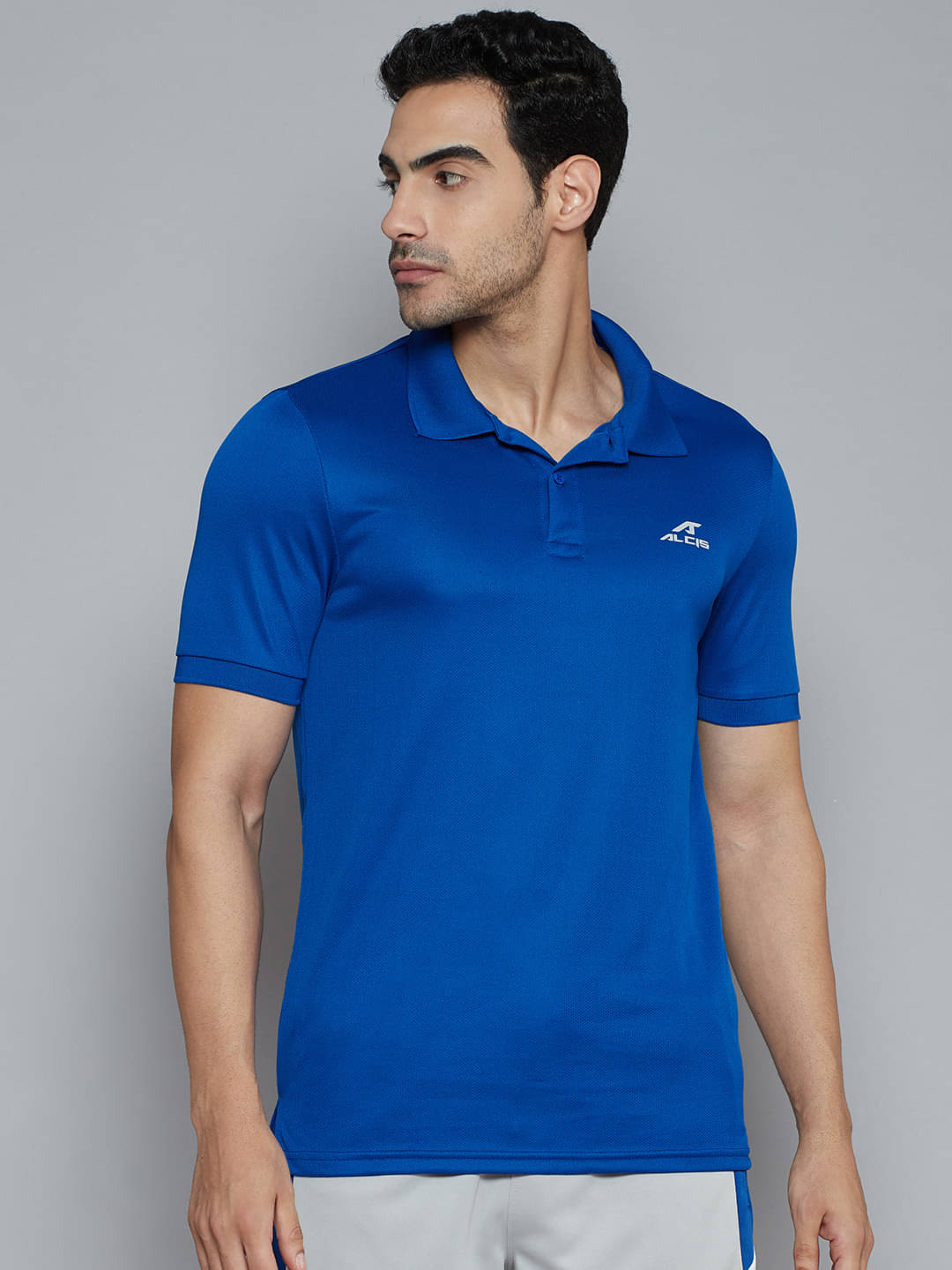 Alcis - Blue Polyester Slim Fit Men's Sports Polo T-Shirt ( Pack of 1 )     			Alcis - Blue Polyester Slim Fit Men's Sports Polo T-Shirt ( Pack of 1 )