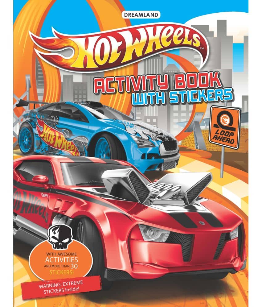 Hot Wheels Activity Book with Stickers - Stationery | Buy online on ZillyBuy