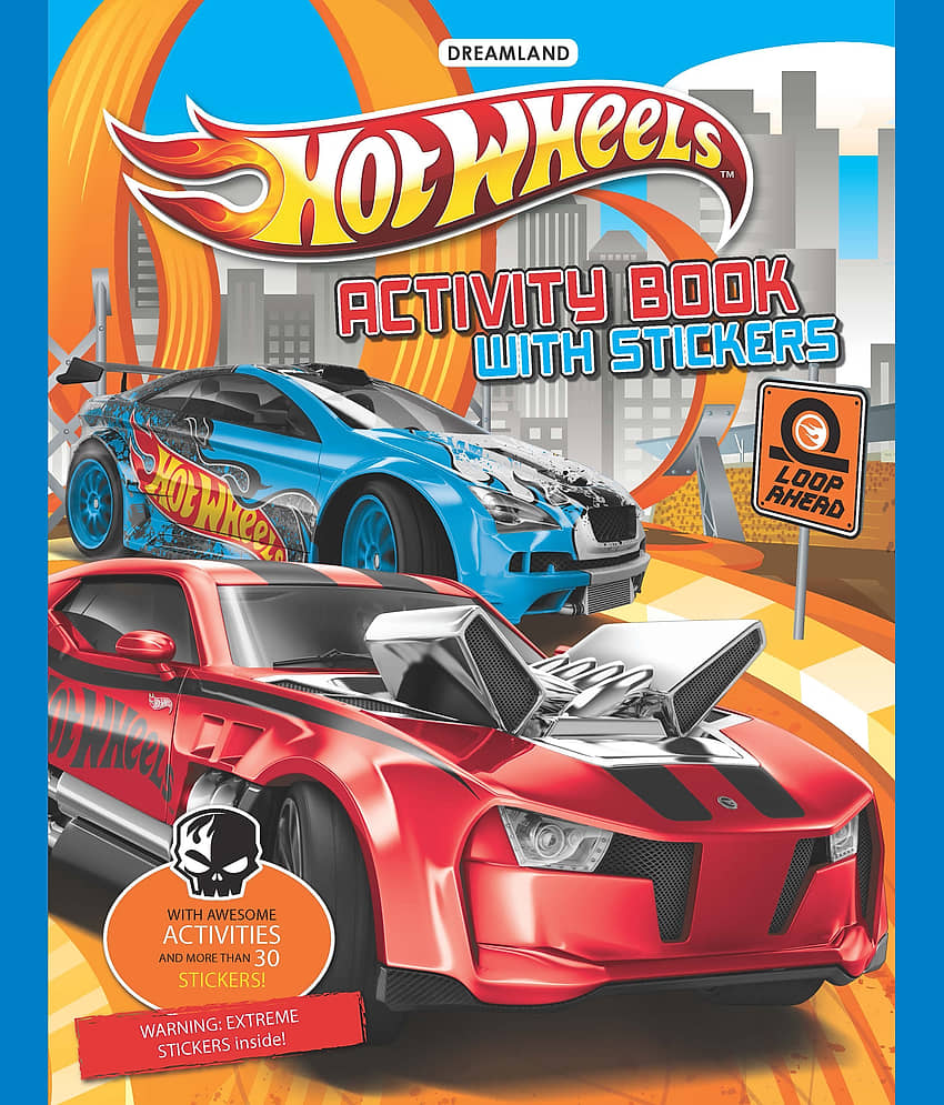 Hot Wheels Activity Book with Stickers - Stationery | Buy online on ZillyBuy