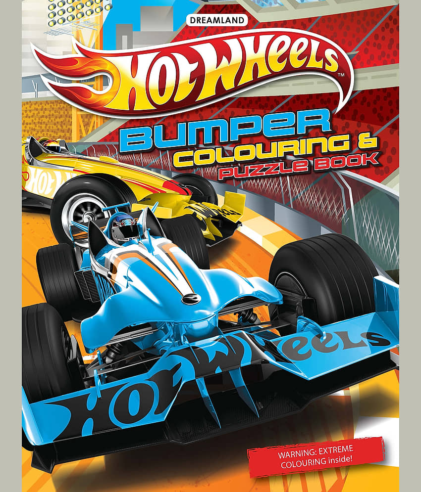 Hot Wheels Bumper Colouring & Puzzle Book - Stationery | Buy online on ZillyBuy
