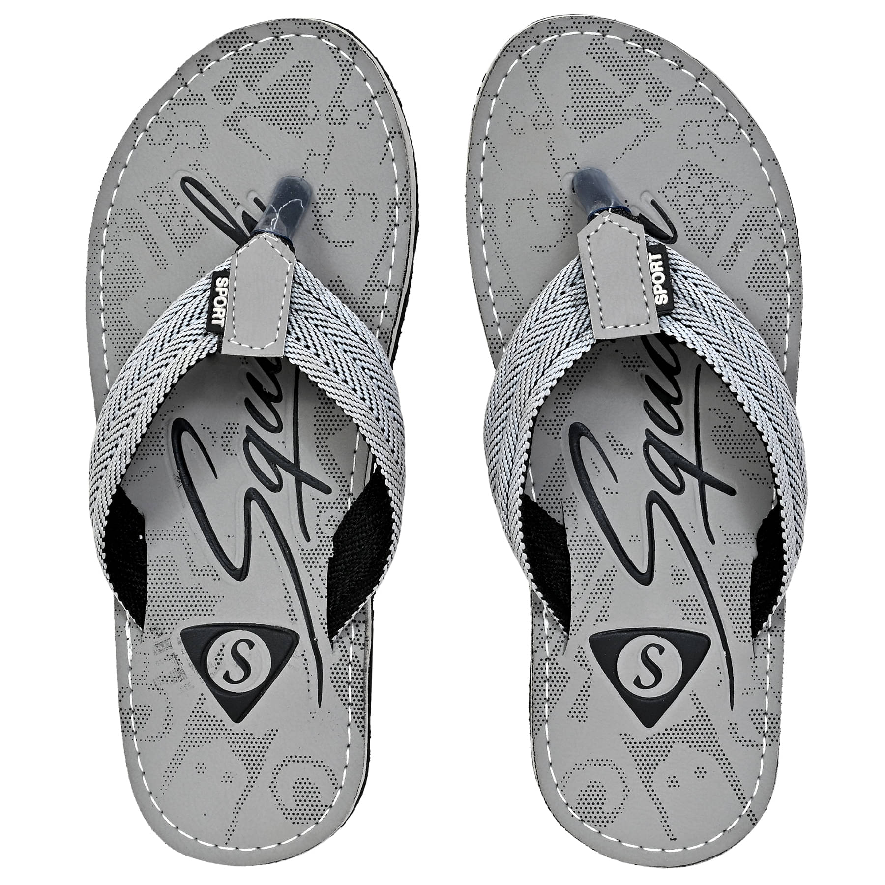     			Squash - Gray Men's Thong Flip Flop