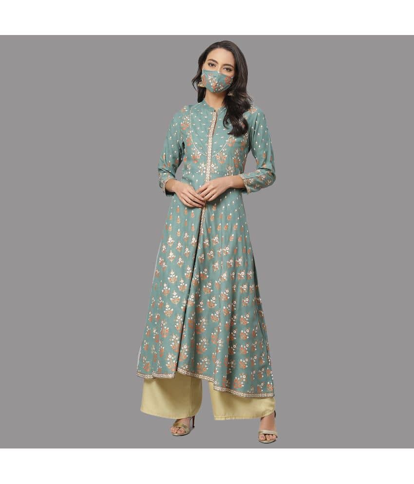 Yash Gallery - Maroon Rayon Women's Asymmetrical Kurti ( Pack of 1 ) - Kurtis, Tunics | Buy online on ZillyBuy