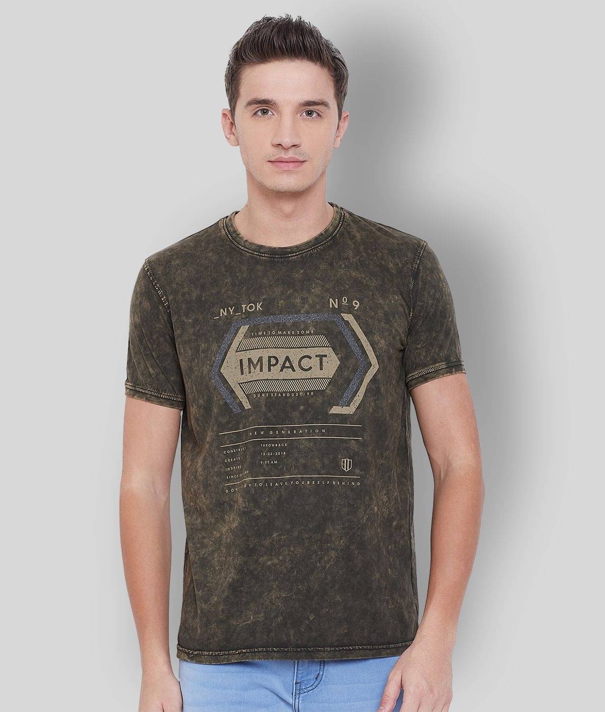     			Duke Pack of 1 Cotton Regular Fit Men's T-Shirt ( Green )