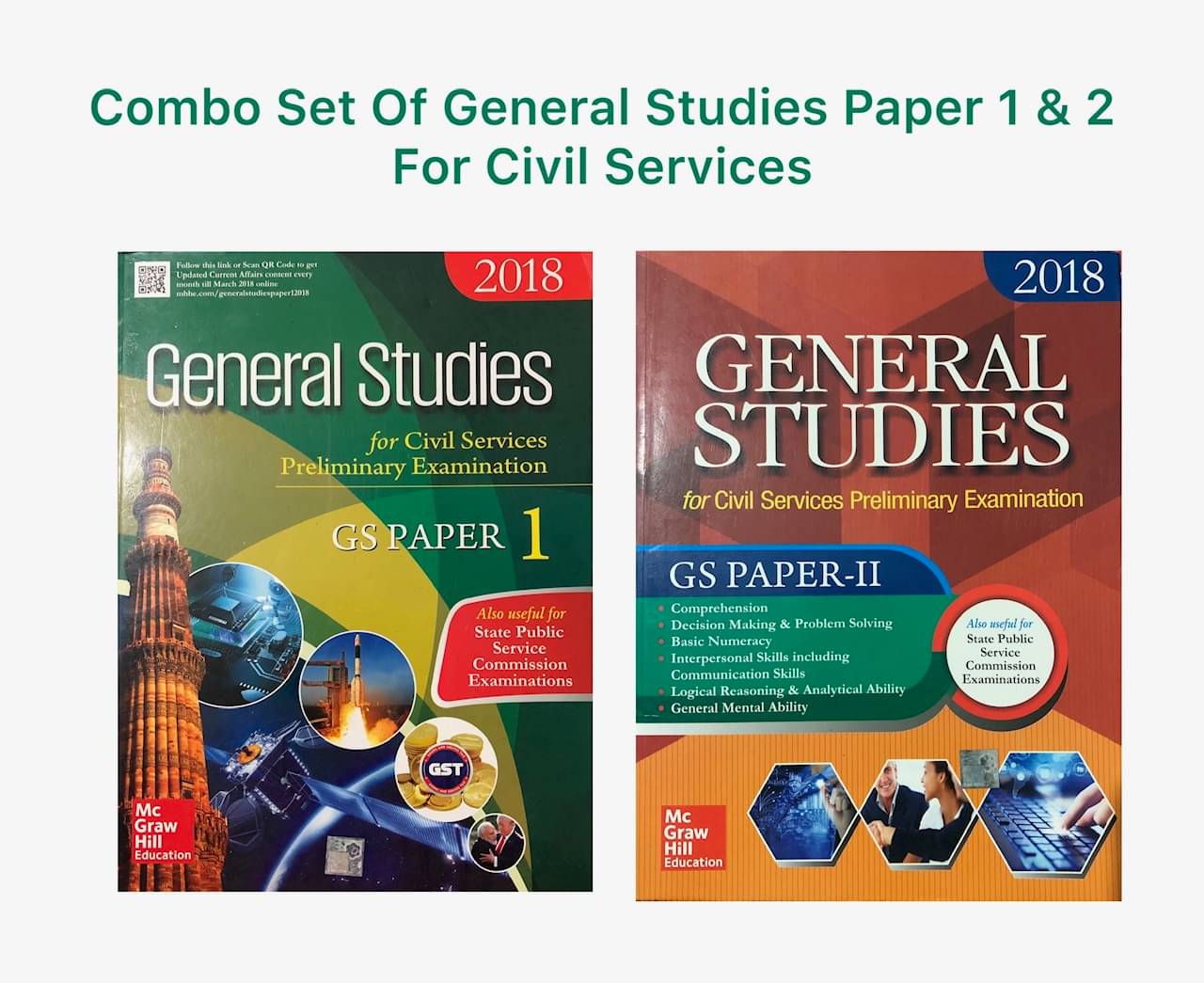 General Studies Paper - I & 2 For Civil Services Preliminary Examinations General Studies Paper - I & 2 For Civil Services Preliminary Examinations