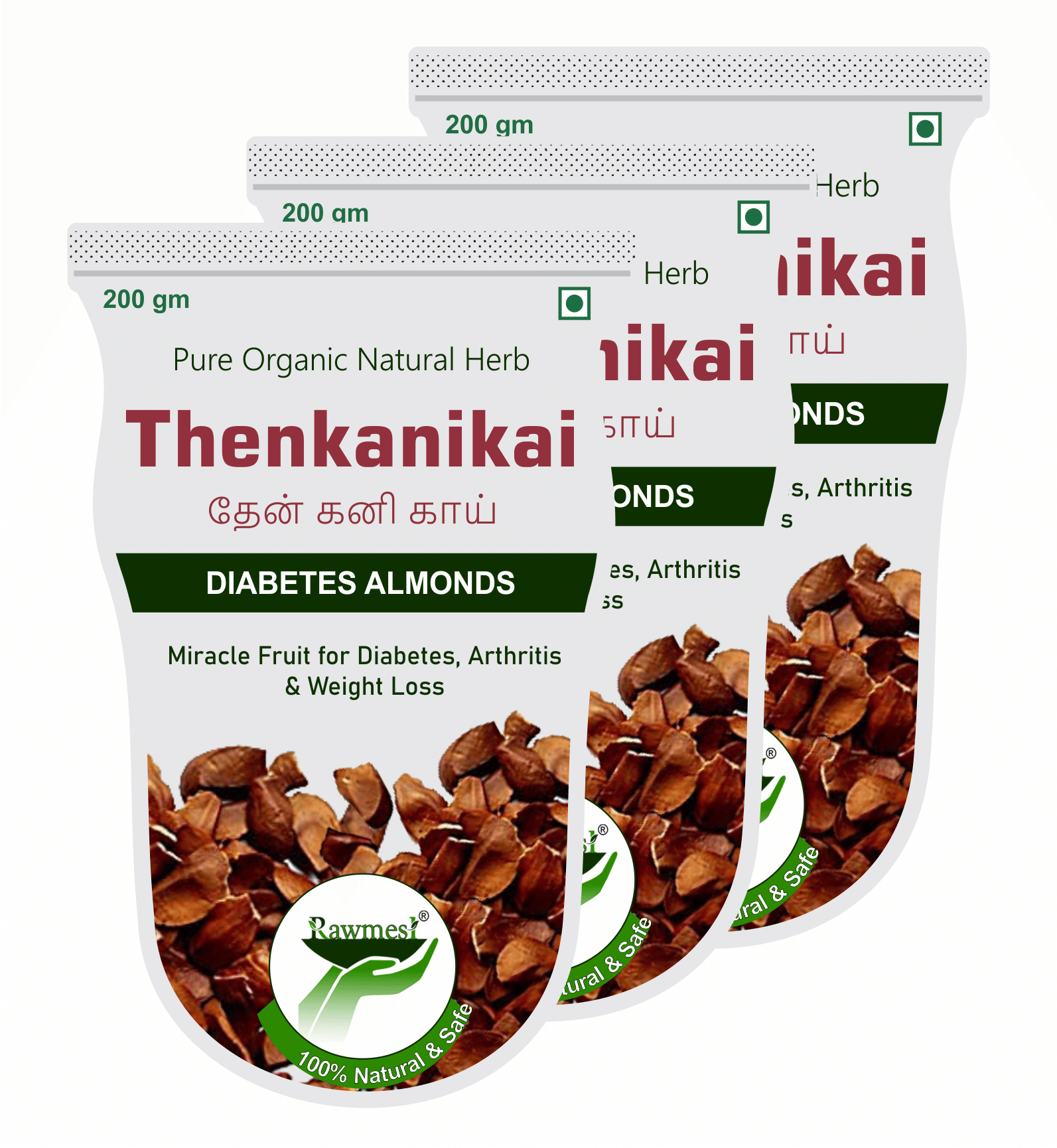 rawmest Thenkanikkai Seeds 600 gm