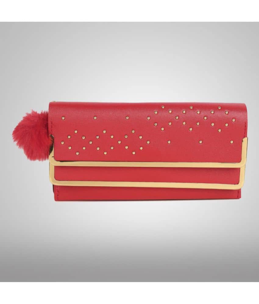 Arshia Fashions - Red Faux Leather Purse - Handbags | Buy online on ZillyBuy