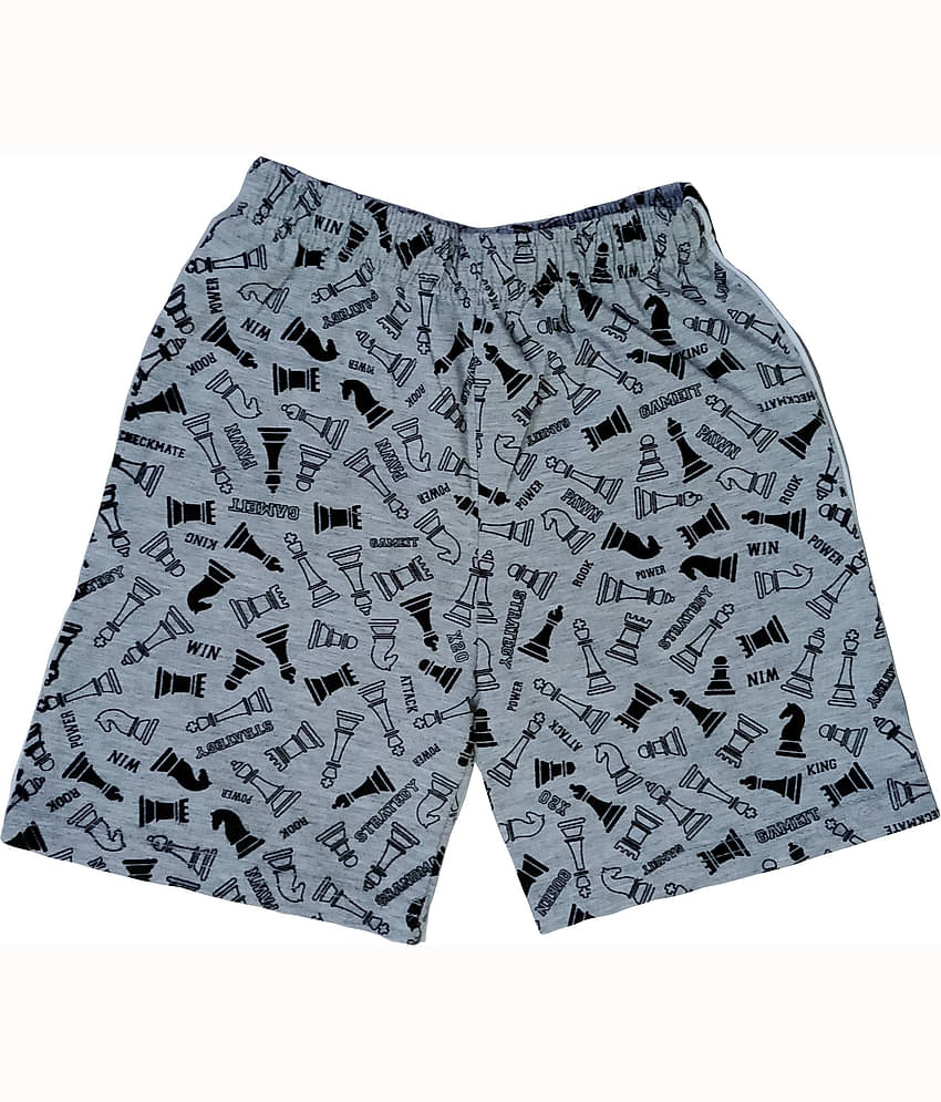 atlans Pack of 2 Cotton Blend Shorts For Boys ( Dark Blue )