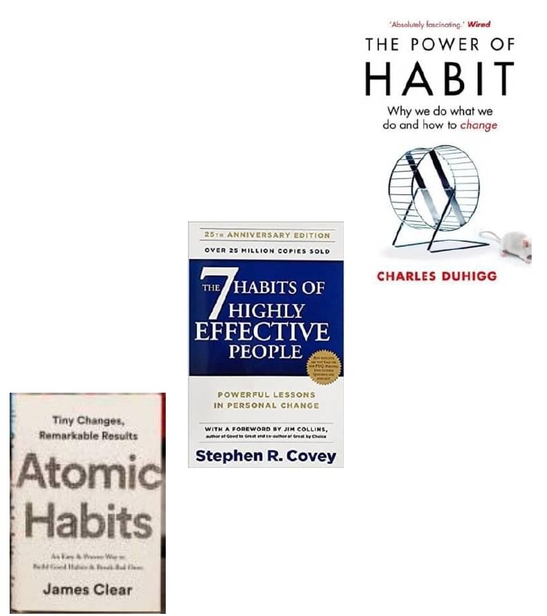 Best Habit Building Books Combo (Atomic Habits, 7 Habits Of Highly Effective People, Power Of Habit) Best Habit Building Books Combo (Atomic Habits, 7 Habits Of Highly Effective People, Power Of Habit)