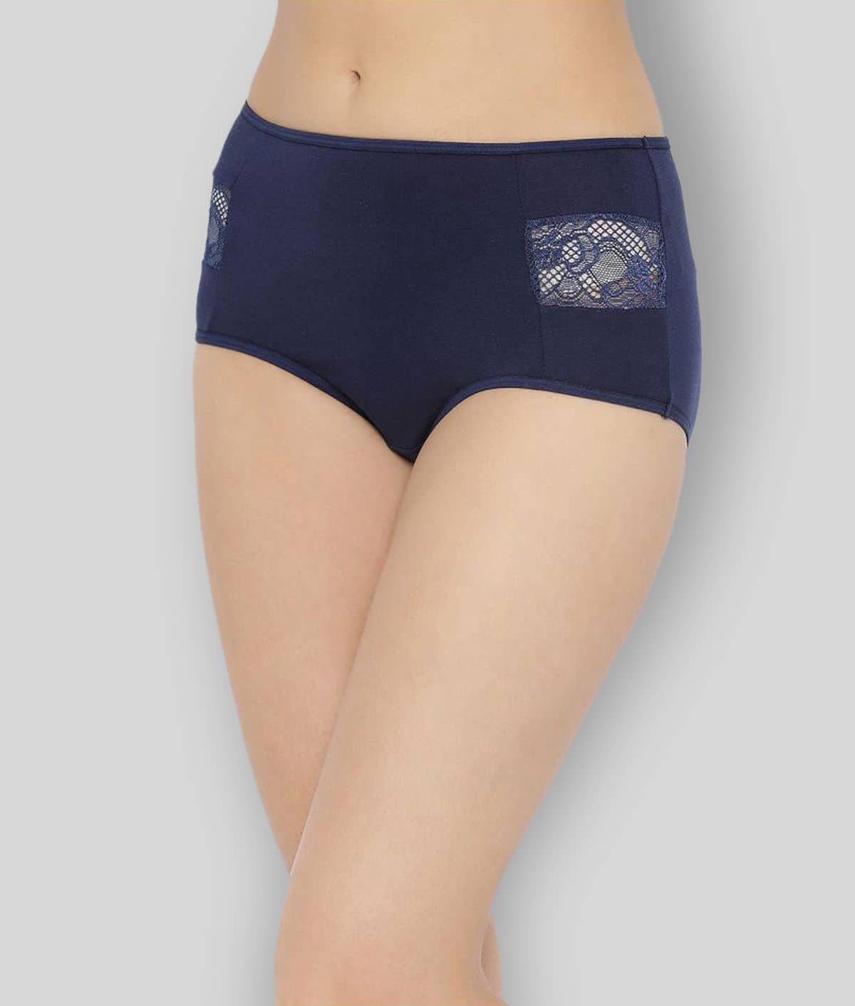 Clovia Cotton Women's Hipsters ( Blue )