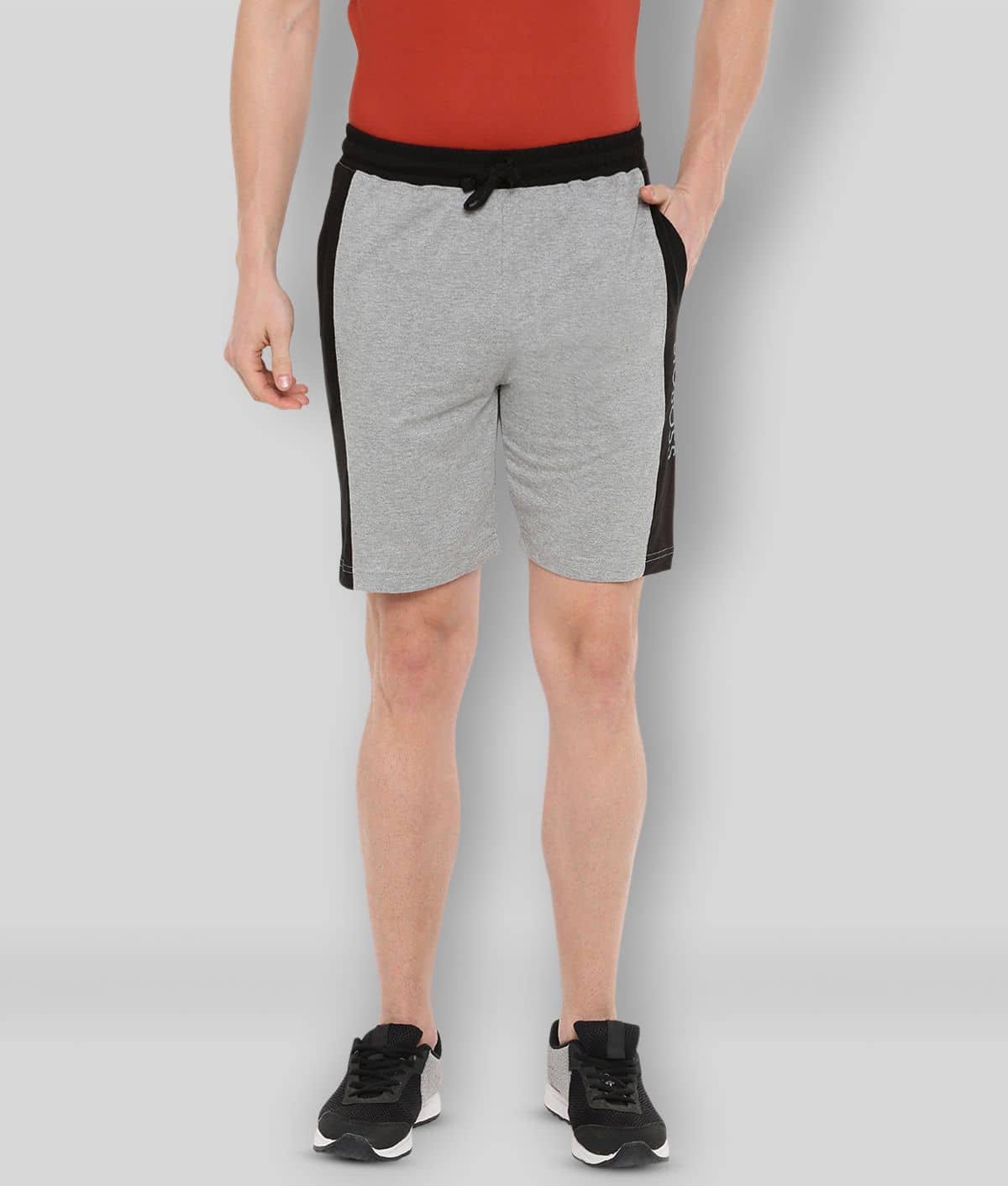 Dollar - Grey Cotton Blend Men's Shorts ( Pack of 1 ) - Shorts | Buy online on ZillyBuy
