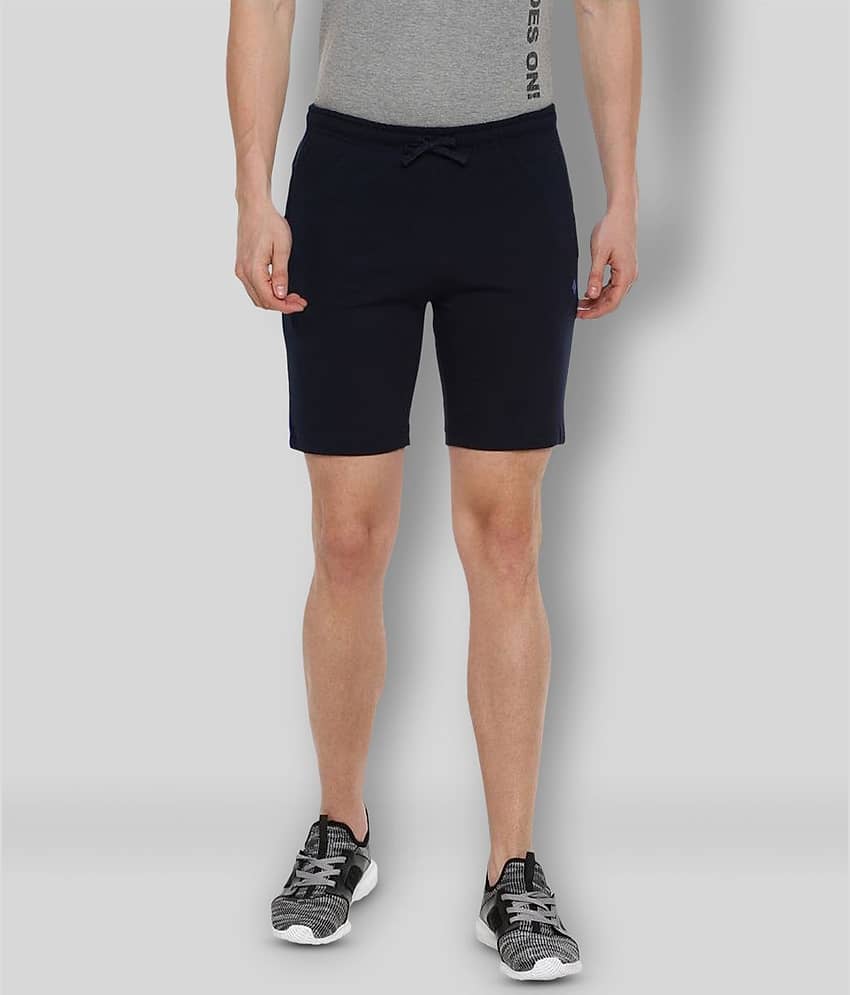 Dollar - Navy Cotton Blend Men's Shorts ( Pack of 1 ) - Shorts | Buy online on ZillyBuy