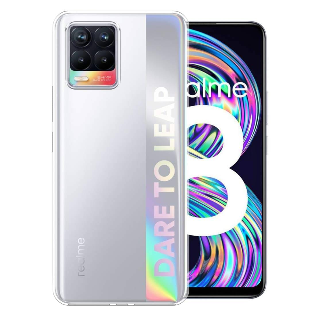 Kosher Traders - Transparent Silicon Plain Cases Compatible For Realme 8i ( Pack of 1 ) Kosher Traders - Transparent Silicon Plain Cases Compatible For Realme 8i ( Pack of 1 )