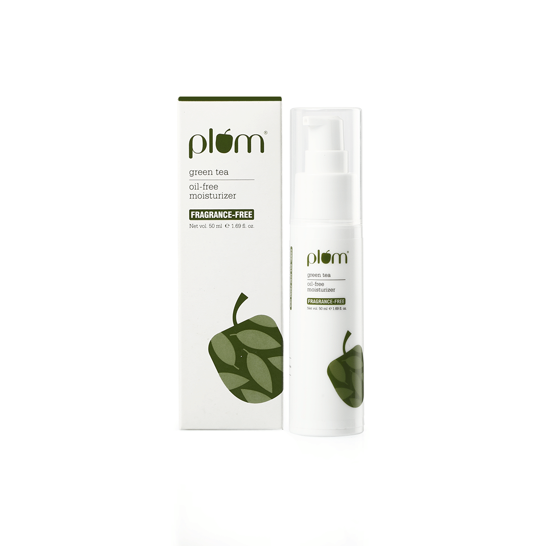 Plum Green Tea Oil-Free Face Moisturizer | Soothes & Fights Acne| Non-Sticky & Light (50 ml)