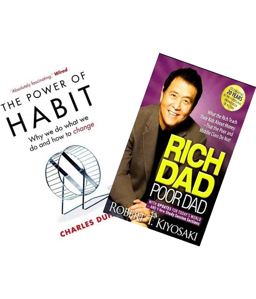 The Power Of Habit + Rich Dad Poor Dad - Stationery | Buy online on ZillyBuy