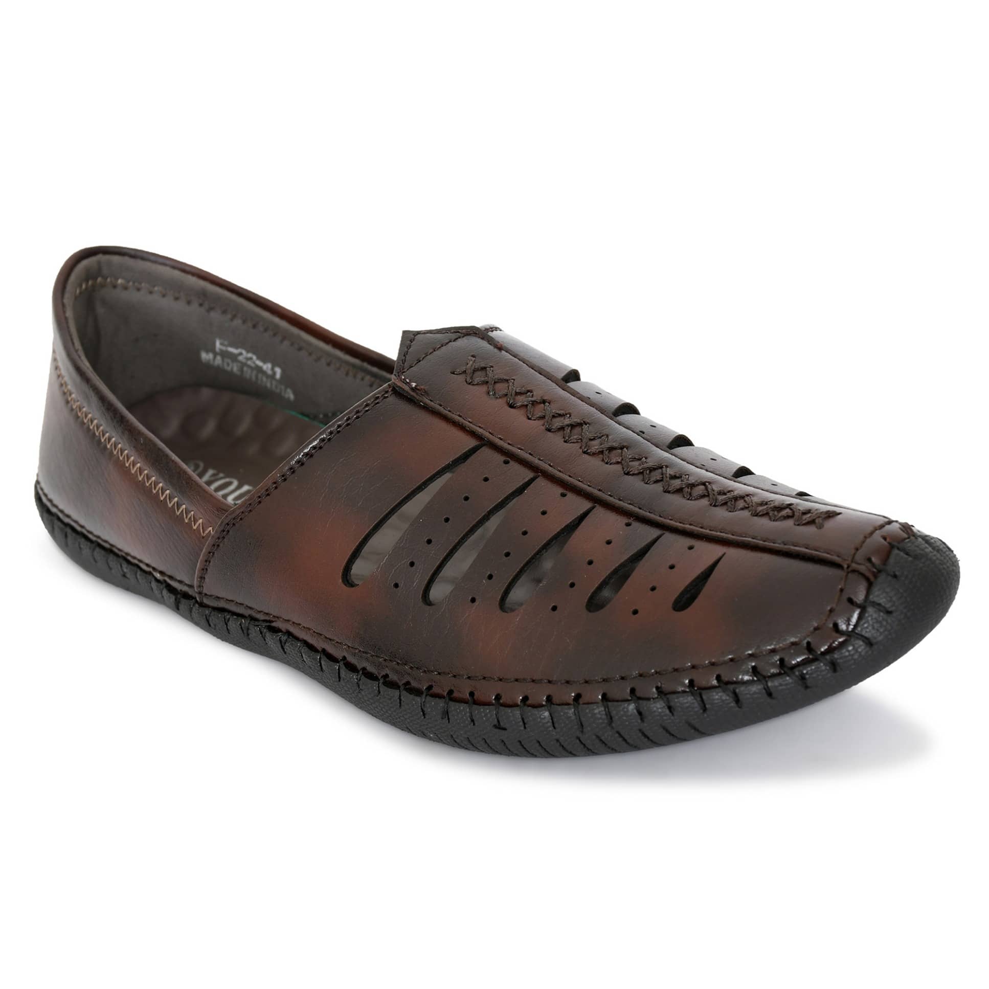 YOU LIkE - Brown Men's Jutti - Ethnic Shoes | Buy online on ZillyBuy