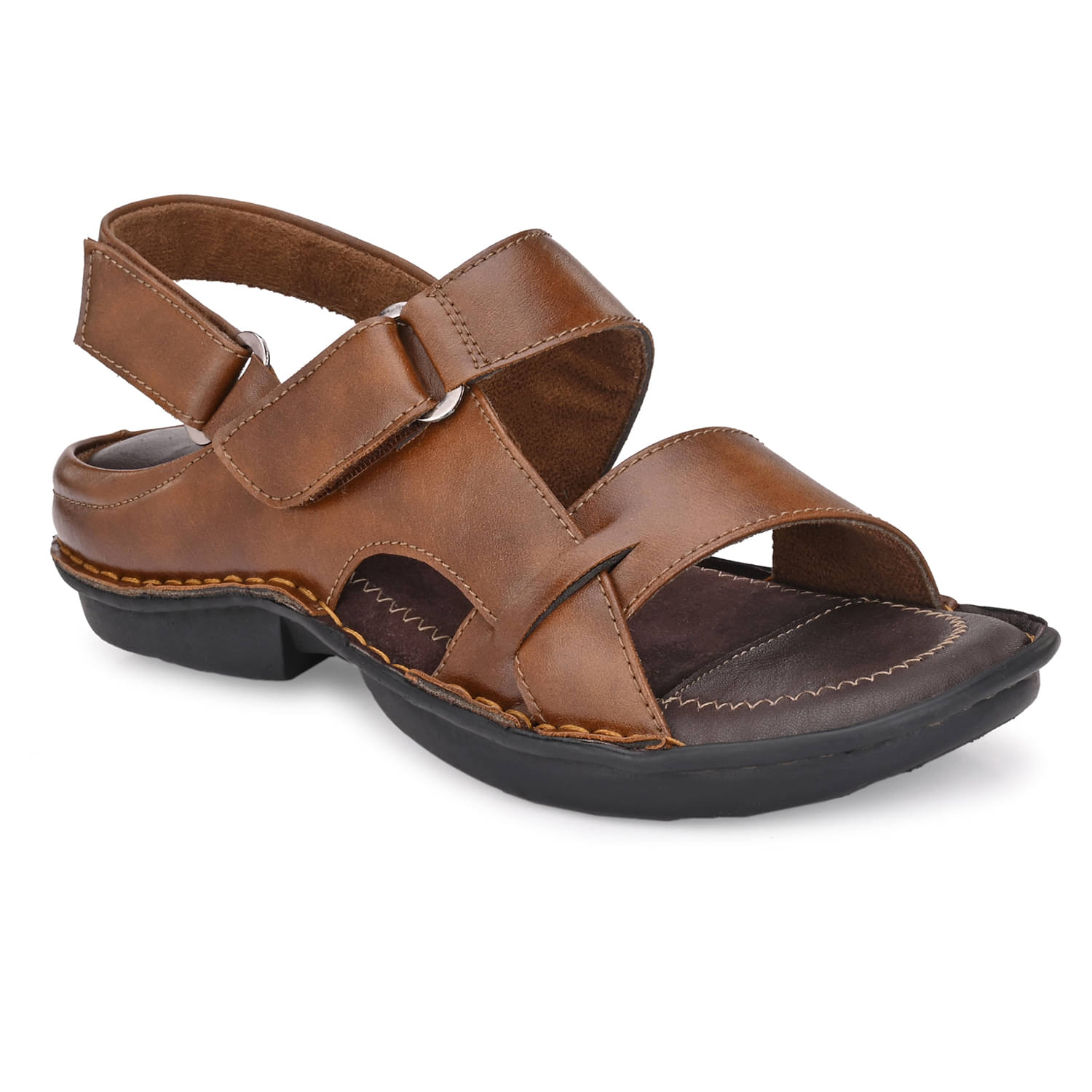     			softio - Brown Men's Sandals