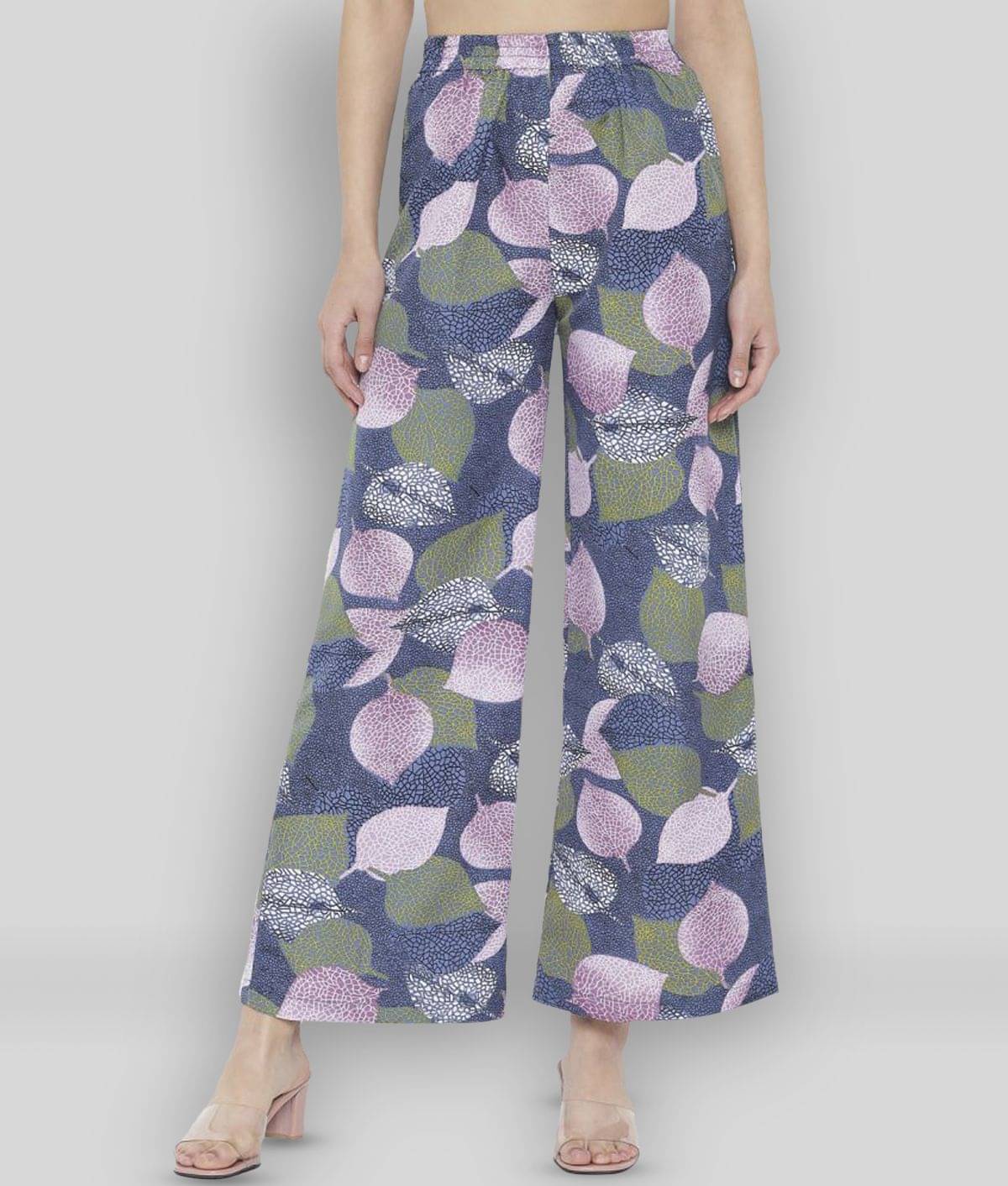ALL WAYS YOU - Multi Color Polyester Flaired Women's Palazzos ( ) ALL WAYS YOU - Multi Color Polyester Flaired Women's Palazzos ( )