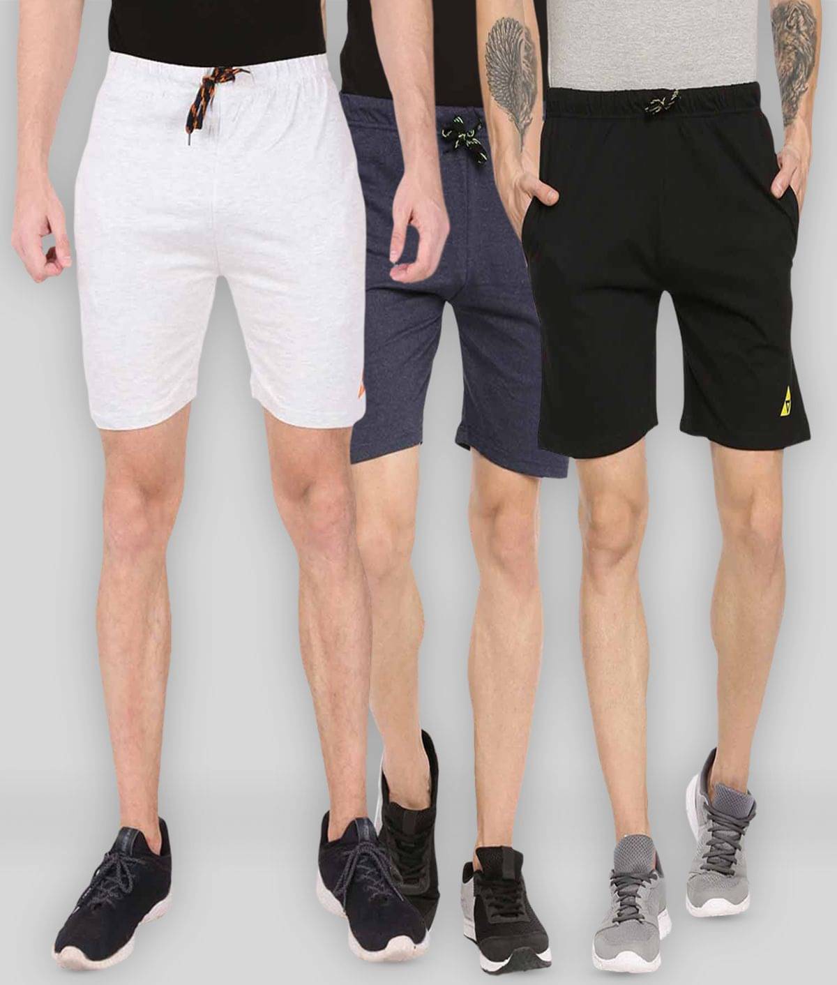     			Ardeur - Multi Cotton Blend Men's Shorts ( Pack of 3 )