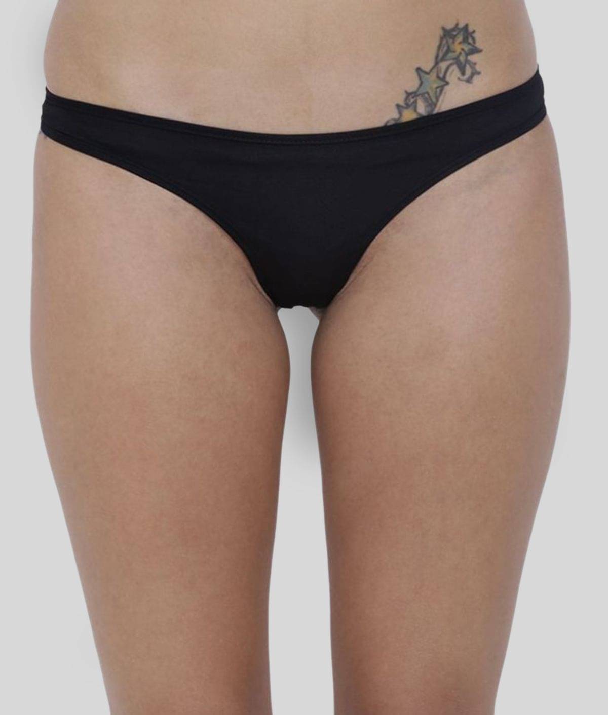    			BASIICS By La Intimo Polyester Thongs
