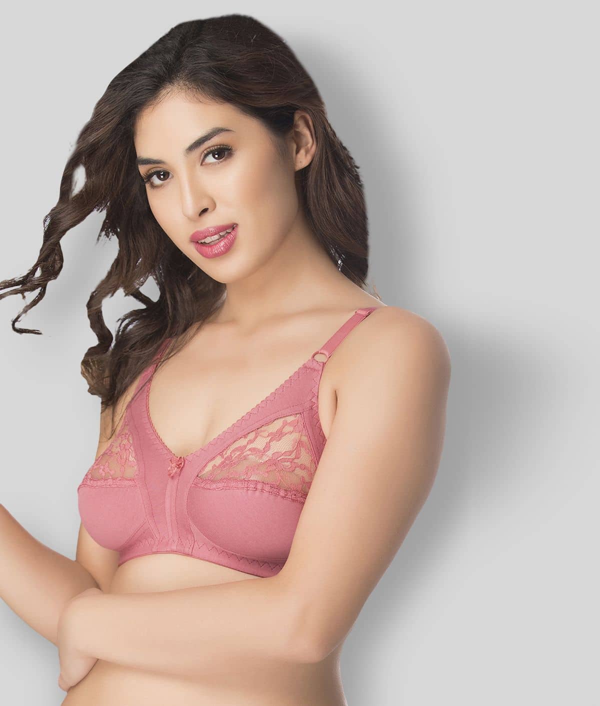 Clovia Cotton Women's Everyday Bra ( Pink )