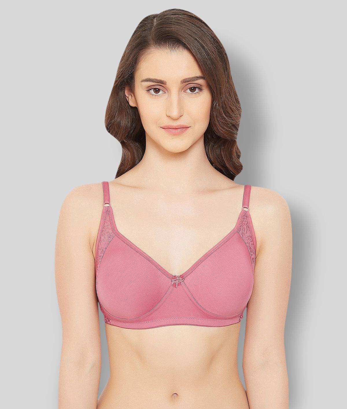 Clovia Cotton Non Padded Women's T-Shirt Bra ( Pink )     			Clovia Cotton Non Padded Women's T-Shirt Bra ( Pink )
