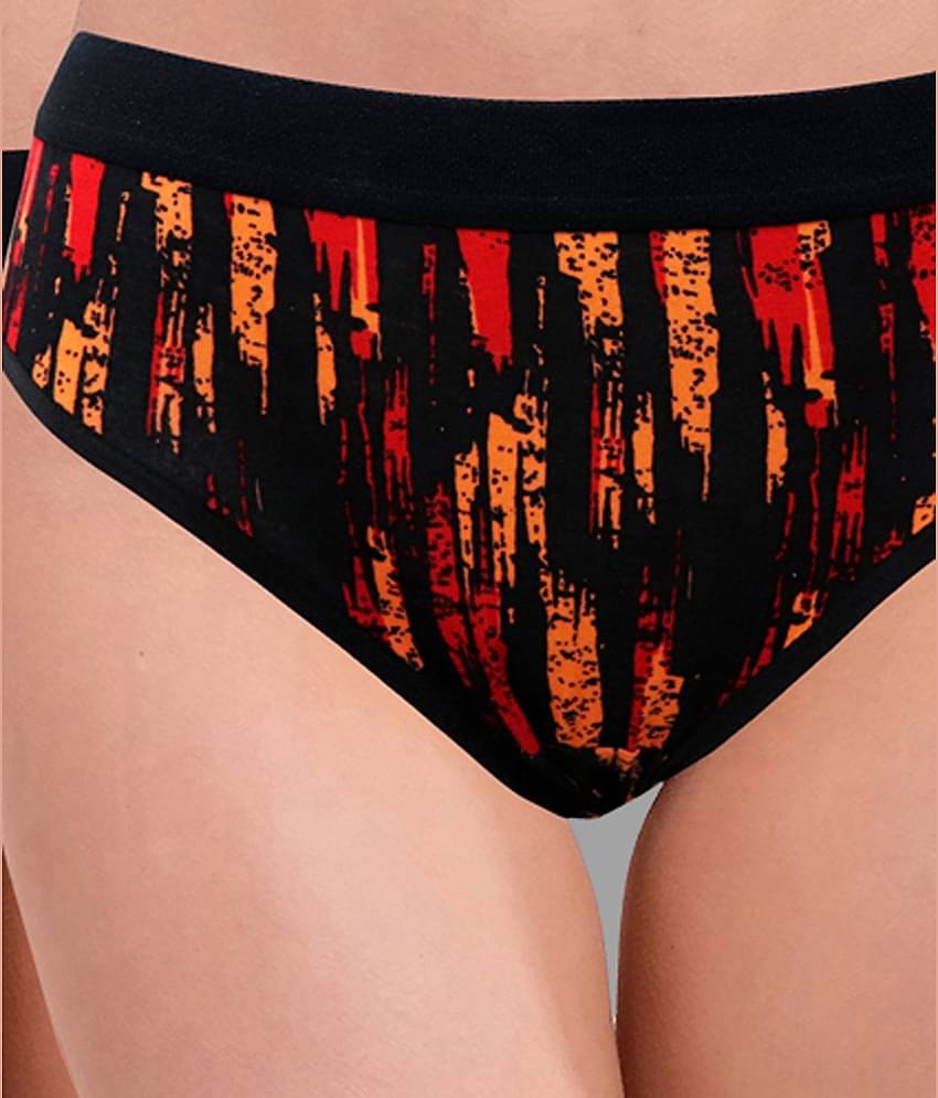 RC. ROYAL CLASS Pack of 3 Cotton Printed Women's Hipsters ( Multi Color )