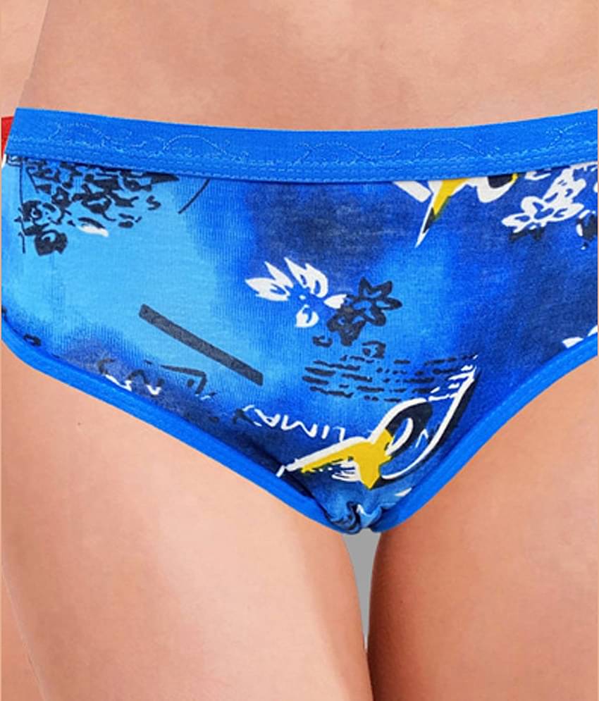 RC. ROYAL CLASS Pack of 3 Cotton Printed Women's Hipsters ( Multi Color )