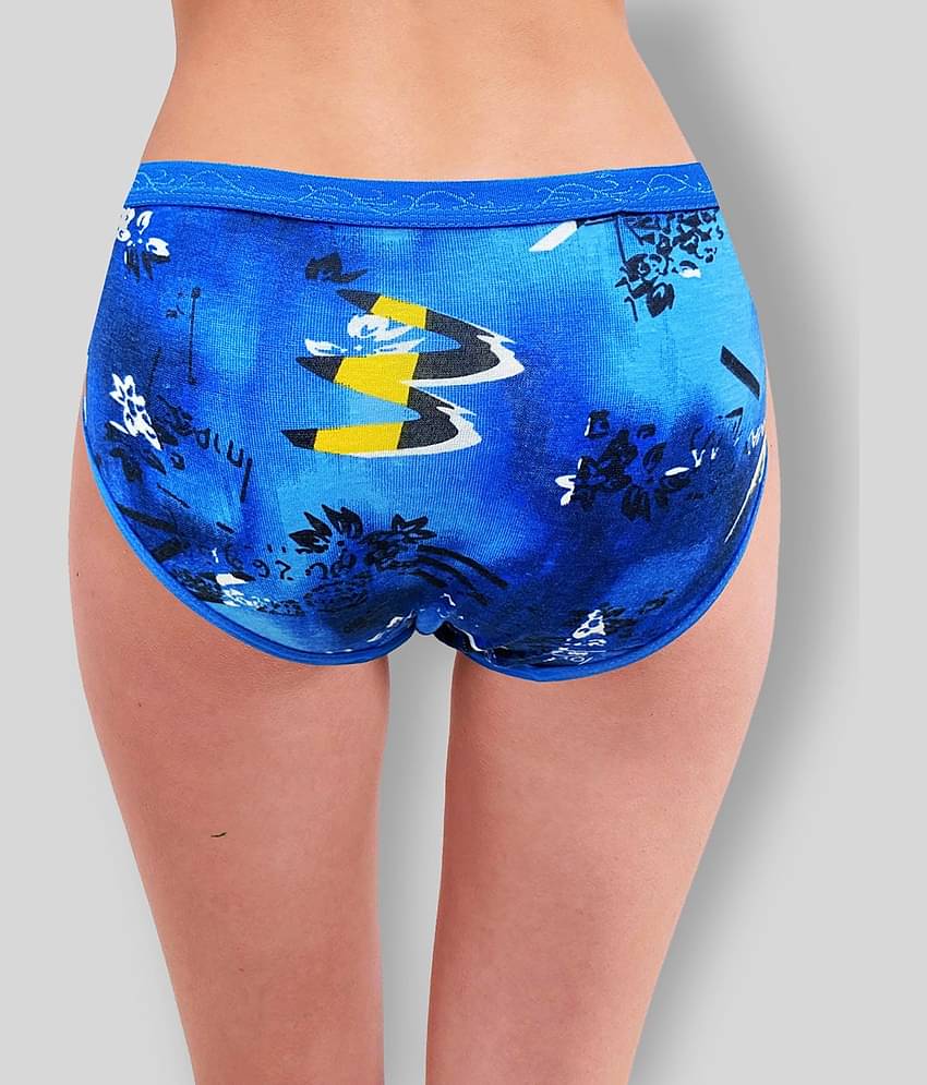 RC. ROYAL CLASS Pack of 3 Cotton Printed Women's Hipsters ( Multi Color )