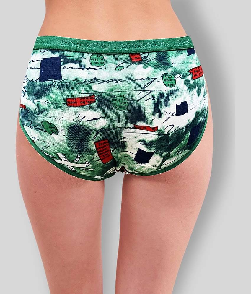 RC. ROYAL CLASS Pack of 3 Cotton Printed Women's Hipsters ( Multi Color )