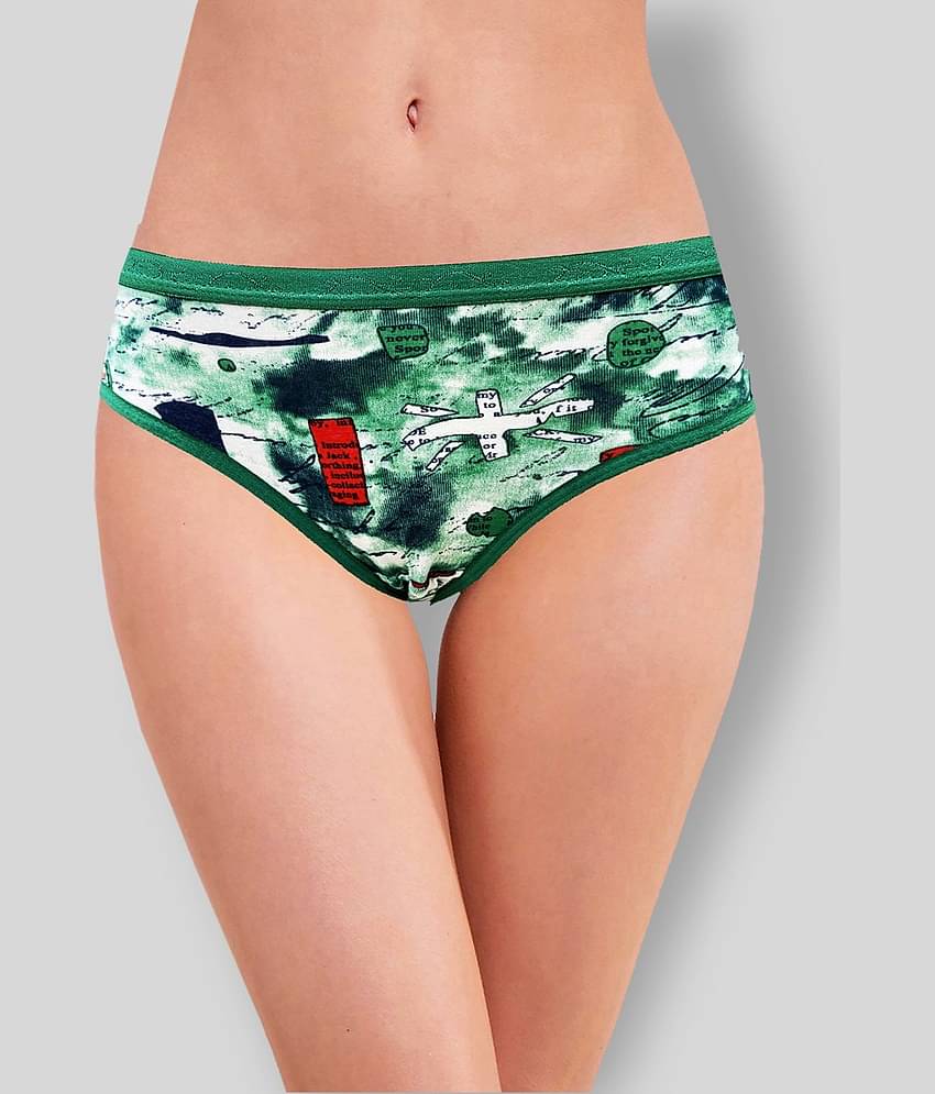 RC. ROYAL CLASS Pack of 3 Cotton Printed Women's Hipsters ( Multi Color )