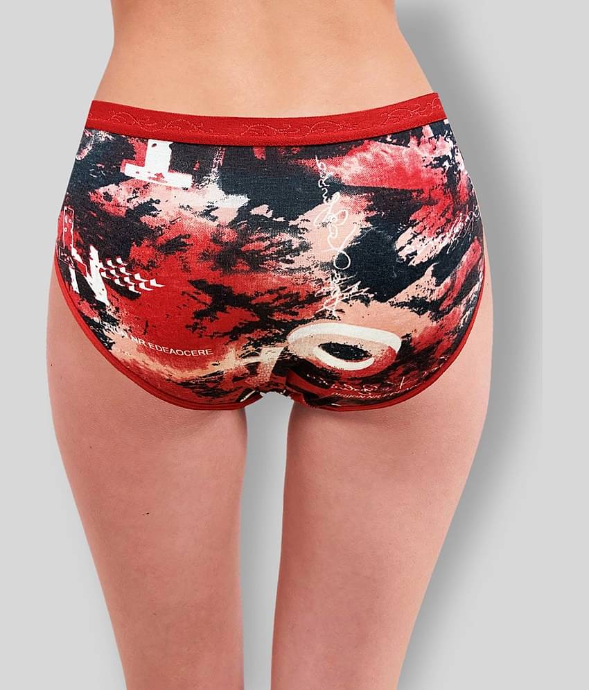 RC. ROYAL CLASS Pack of 3 Cotton Printed Women's Hipsters ( Multi Color )