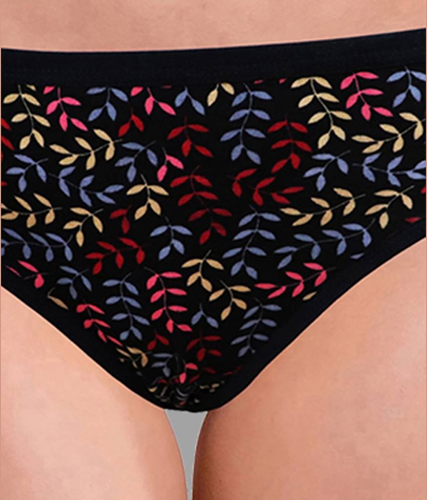 RC. ROYAL CLASS Pack of 3 Cotton Printed Women's Hipsters ( Multi Color )