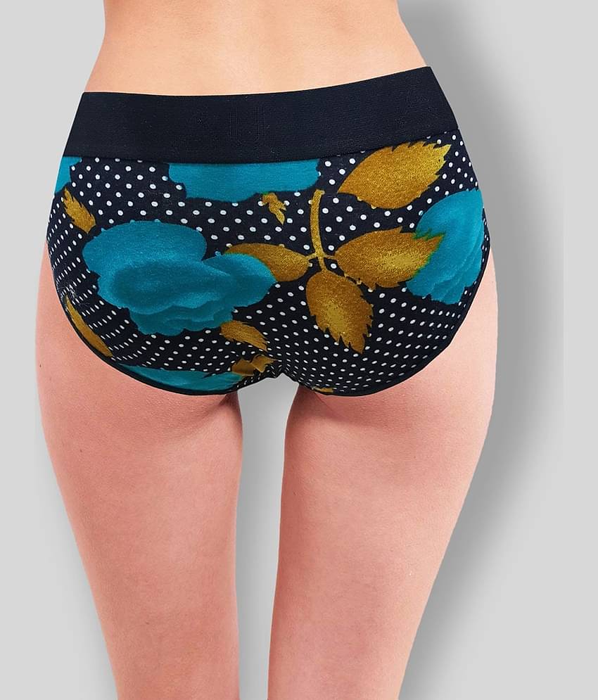 RC. ROYAL CLASS Pack of 3 Cotton Printed Women's Hipsters ( Multi Color )