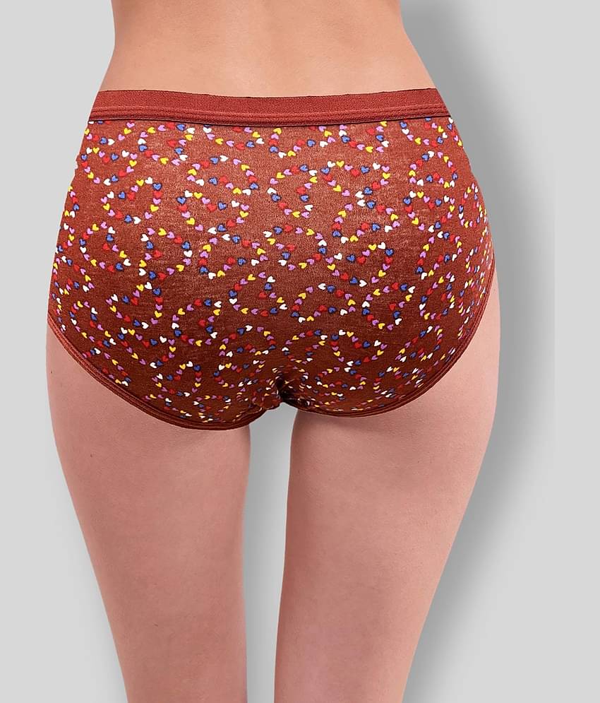 RC. ROYAL CLASS Pack of 3 Cotton Printed Women's Hipsters ( Multi Color )