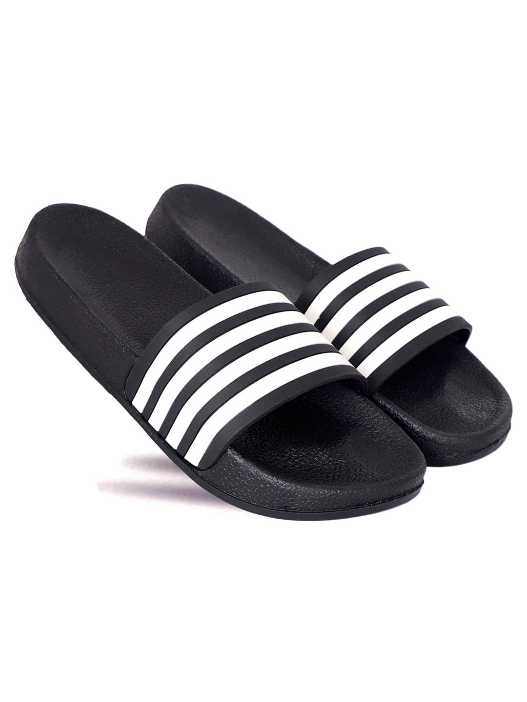     			Aadi - Black Men's Slide Flip Flop