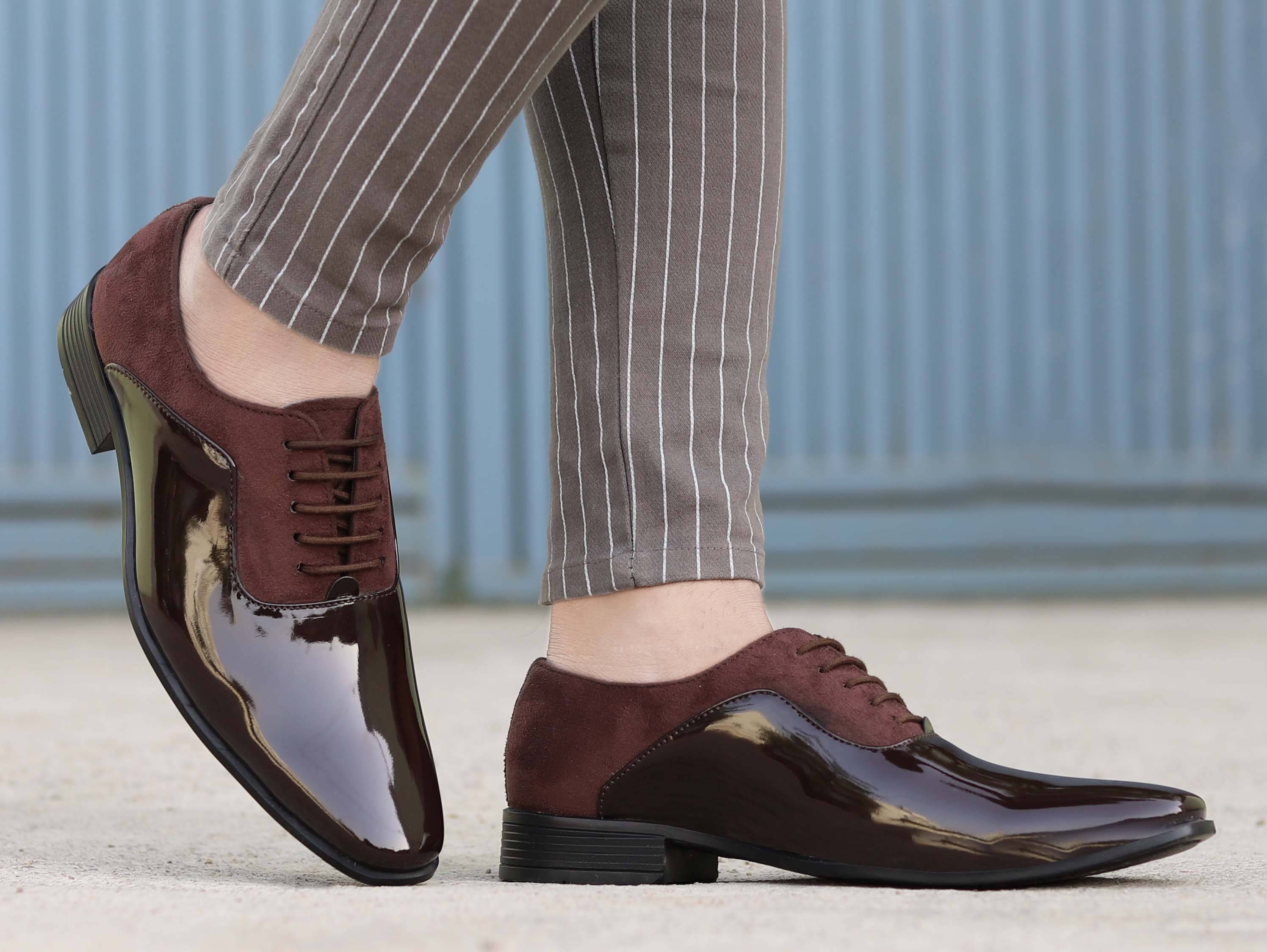 Aadi Brown Men's Oxford Formal Shoes Aadi Brown Men's Oxford Formal Shoes