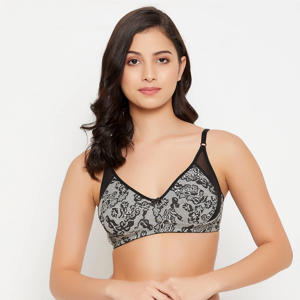 Clovia Cotton Non Padded Women's Everyday Bra ( Grey Melange )     			Clovia Cotton Non Padded Women's Everyday Bra ( Grey Melange )