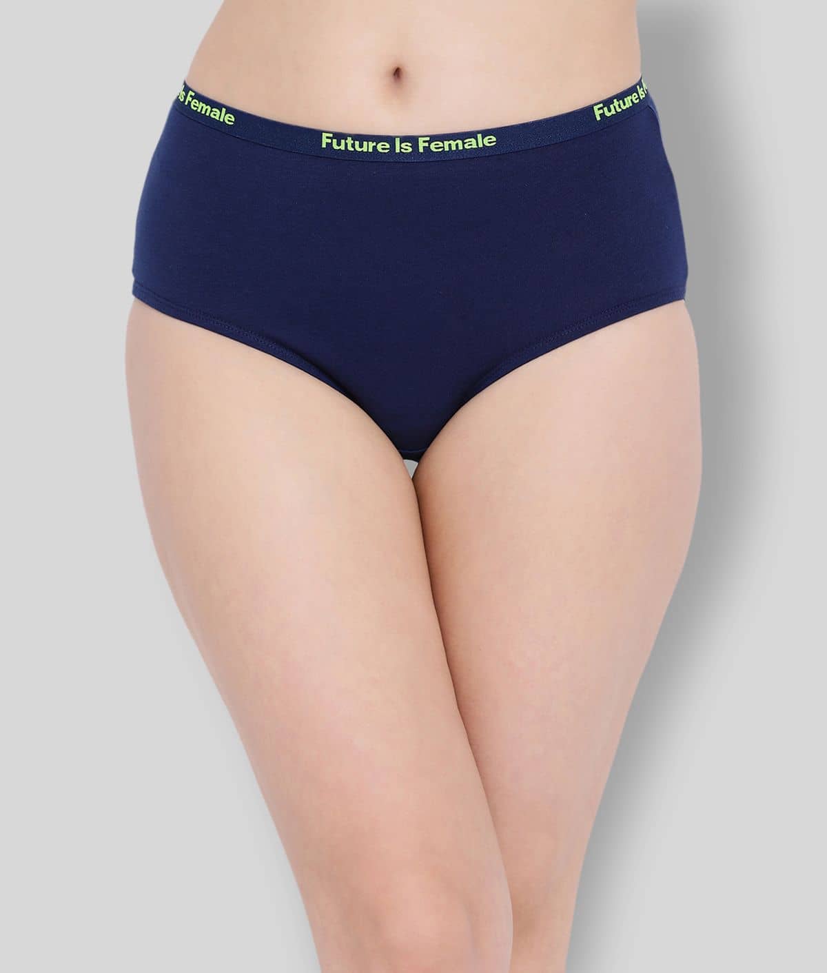 Clovia Cotton Solid Women's Hipsters ( Navy )