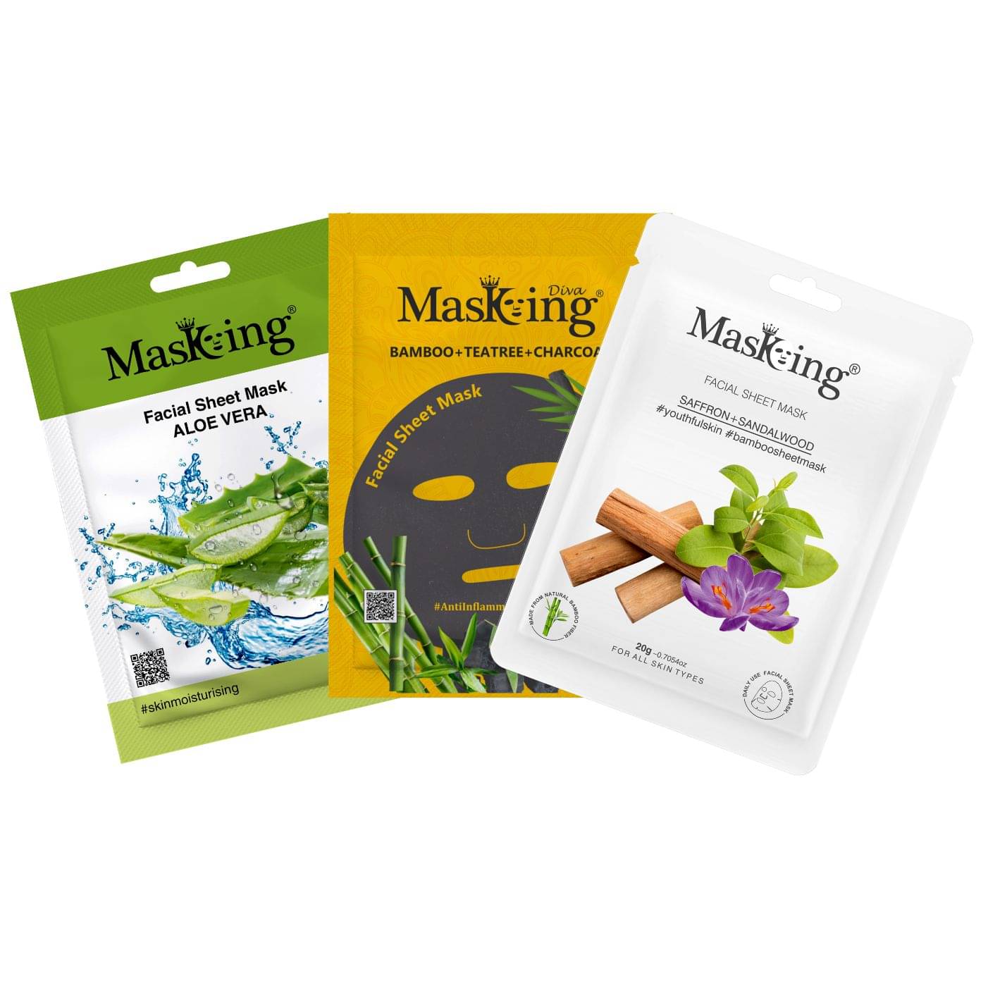     			Masking - Cleansing Sheet Mask for All Skin Type ( Pack of 3 )