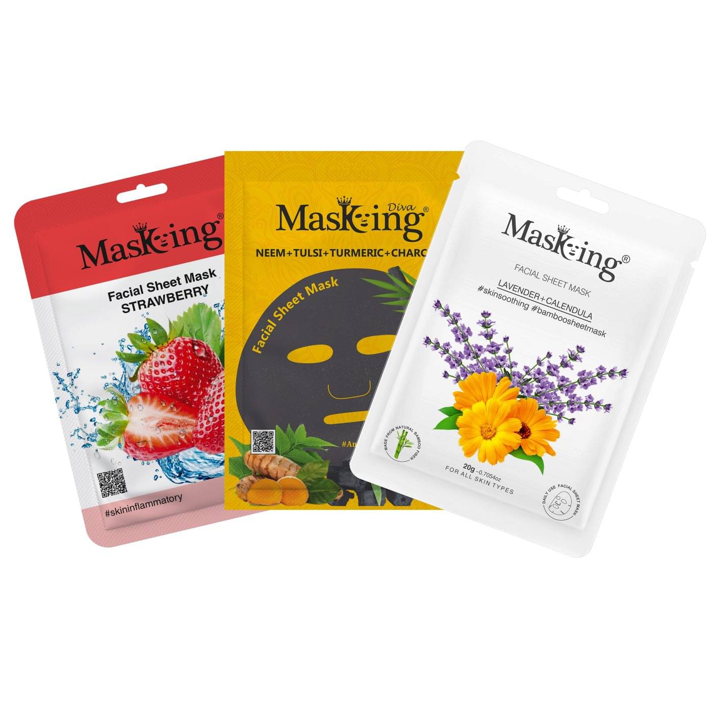     			Masking - Pores Cleansing Sheet Mask for All Skin Type ( Pack of 3 )