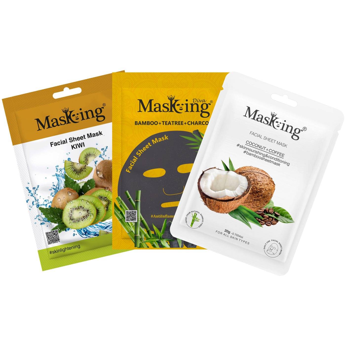     			Masking - Skin Polishing Sheet Mask for All Skin Type ( Pack of 3 )