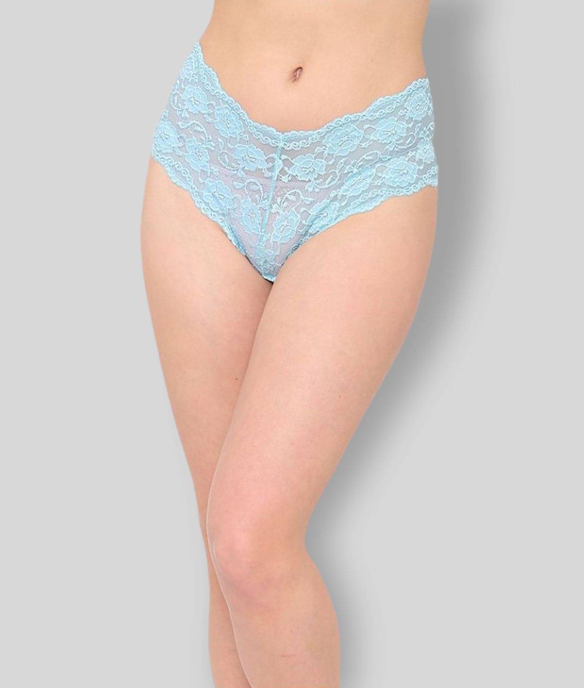 N-Gal Net/Mesh Self Design Women's Hipsters ( Blue ) N-Gal Net/Mesh Self Design Women's Hipsters ( Blue )