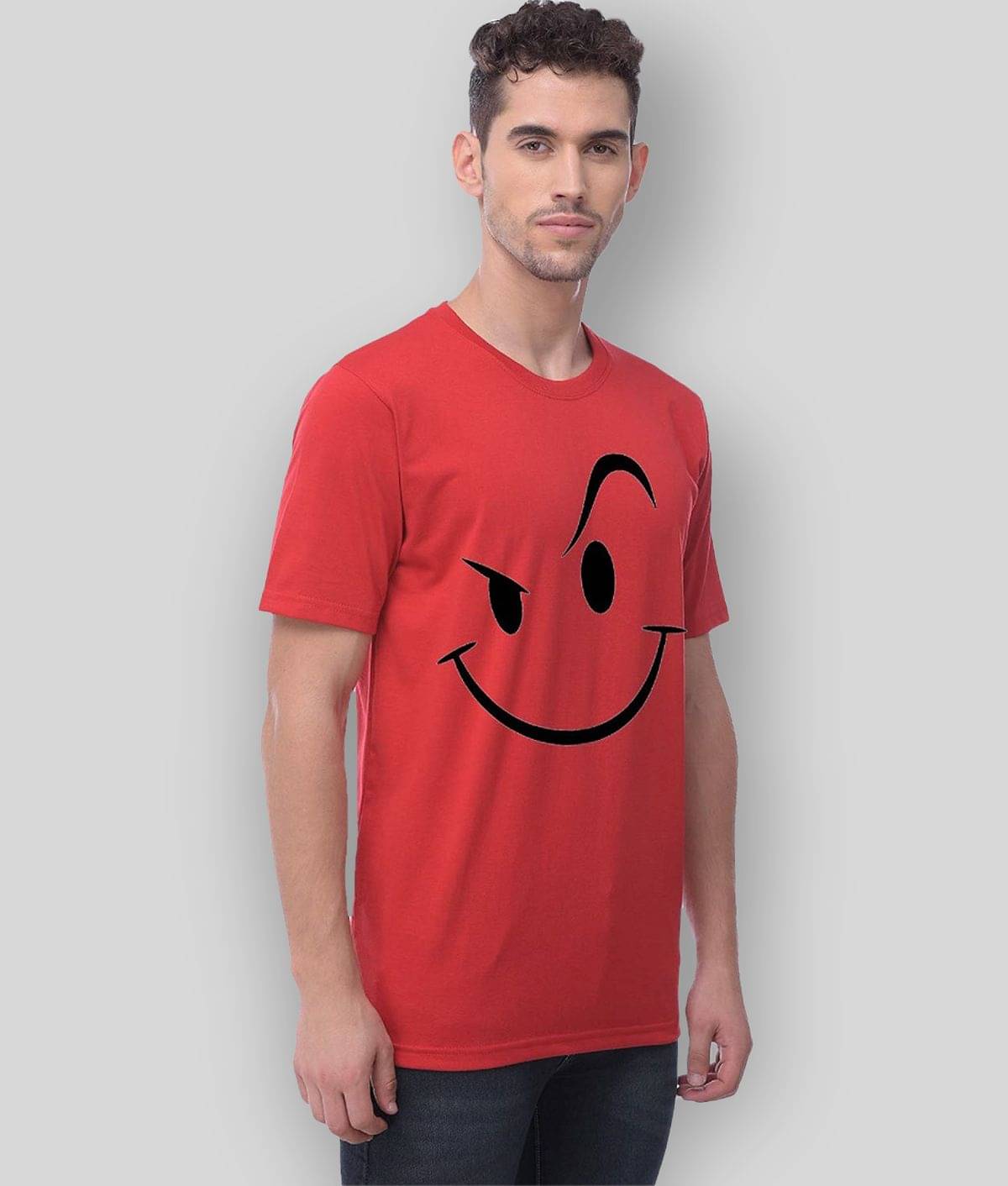     			IMPERIAL STYLES Pack of 1 Cotton Regular Fit Men's T-Shirt ( Red )