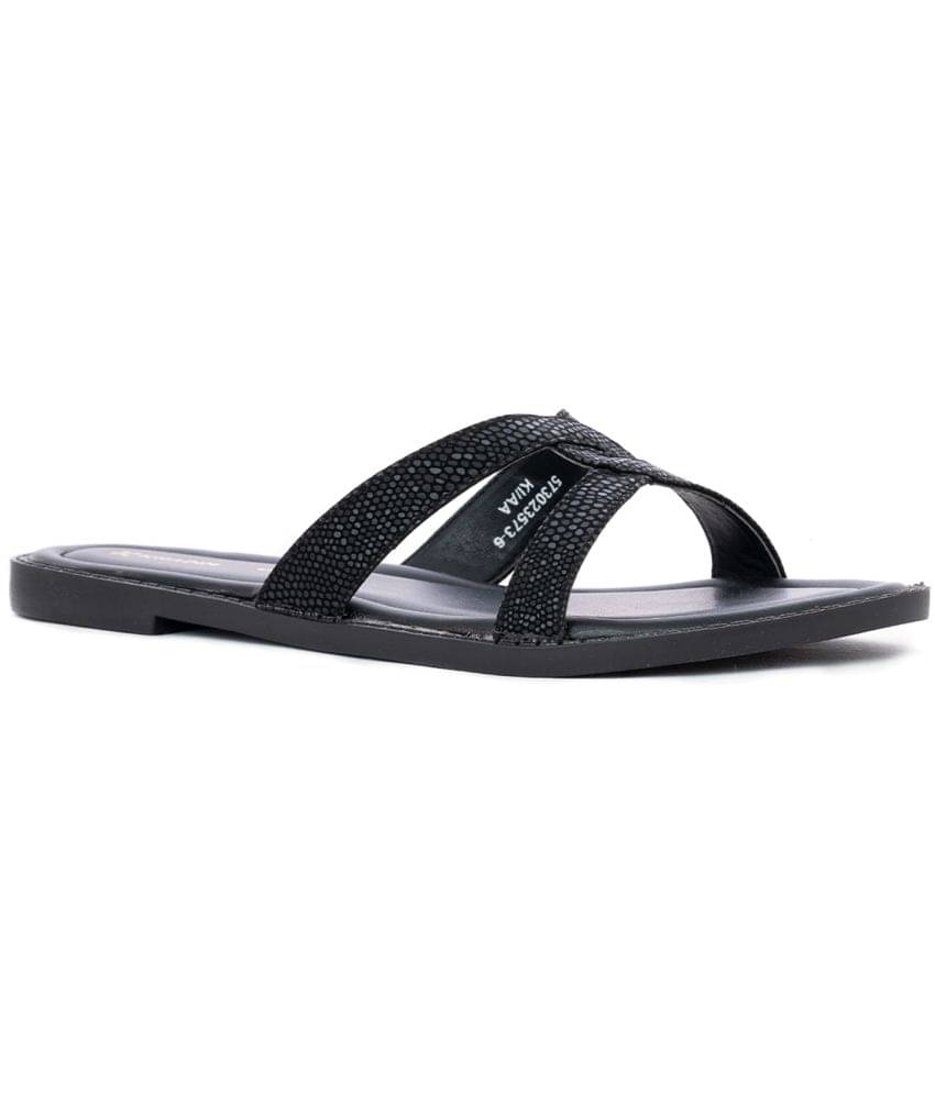     			KHADIM - Black Women's Flats