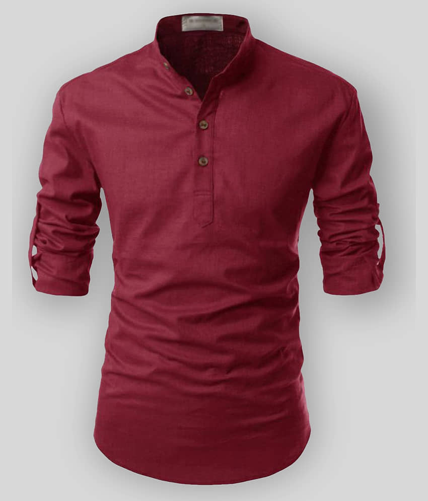 Life Roads - Sky Blue Cotton Men's Shirt Style Kurta ( Pack of 1 ) - Kurtas & Kurta Sets | Buy online on ZillyBuy